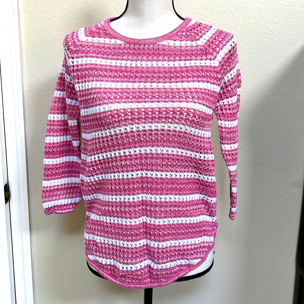 Jeanne Pierre cotton knit sweater